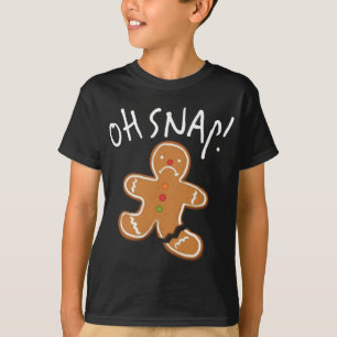 Camiseta ¡Oh Snap! Cookie del hombre de pan de jengibre Gra