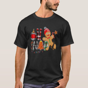 Camiseta Oh Snap Cookie Man Gingerbread Navidades Light Mer
