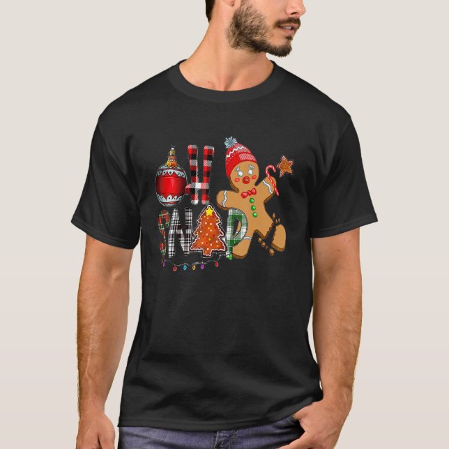 Camiseta Oh Snap Cookie Man Gingerbread Navidades Light Mer (Anverso)