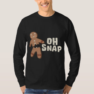 Camiseta ¡Oh Snap! Divertido hombre de pan de jengibre - Na