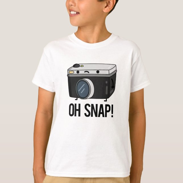 Camiseta Oh Snap Funny Camera Pun (Anverso)