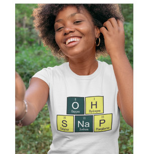 Camiseta Oh Snap Funny Element Chemistry Teachist Chemist