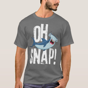 Camiseta Oh Snap Funny Hammerhead Shark Lover Niños Gráfico