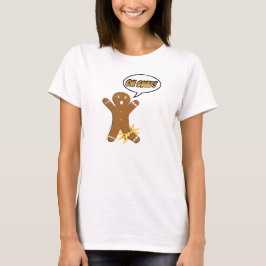 Camiseta Oh Snap Funny Navidades Gingerbread Man Broken Leg
