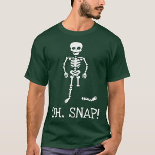 Camiseta Oh Snap Funny Skeleton Halloween Costume Fiesta Gi