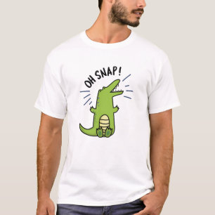 Camiseta Oh Snap Funny Snny Crocodile Pun