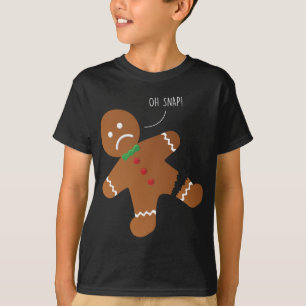 Camiseta Oh Snap Gingerbread Cookie Funny Xmas