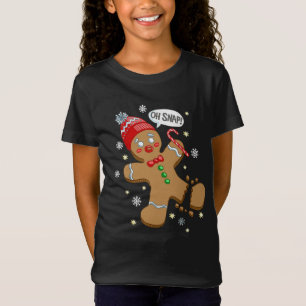 Camiseta Oh Snap Gingerbread Cookie Man Costube Baking Team
