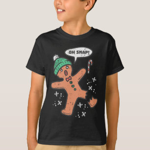 Camiseta Oh Snap Gingerbread Hombre Divertido Navidades De