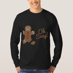 Camiseta Oh Snap Gingerbread Man