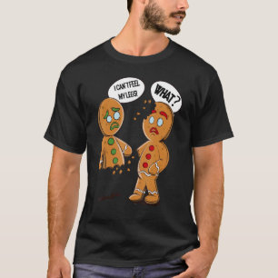 Camiseta Oh Snap Gingerbread Xmas No Puedo Sentir Mis Piern