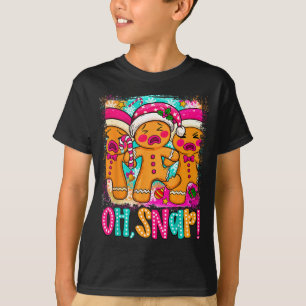 Camiseta Oh Snap Hombre de Jengibre Divertido de Navidad Ga