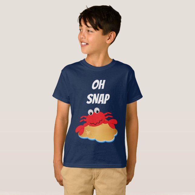 Camiseta Oh Snap Kids' Hanes TAGLESS® T-Shirt (Anverso completo)