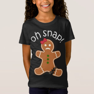 Camiseta ¡Oh Snap! Navidades de Gingerbread Cookie Apparths