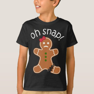 Camiseta ¡Oh Snap! Navidades de Gingerbread Cookie Apparths