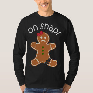 Camiseta ¡Oh Snap! Navidades de Gingerbread Cookie Apparths