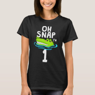 Camiseta Oh Snap, soy el primer lagarto de cocodrilos de cu