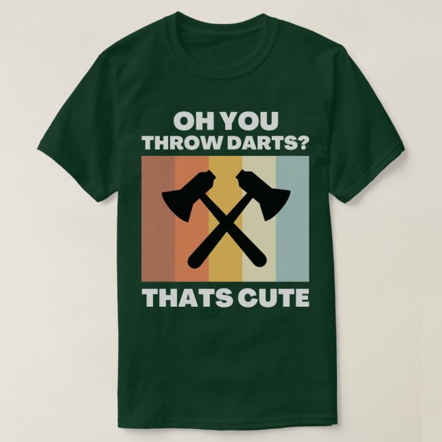 Camiseta Oh, Tiras Dardos (Diseño del anverso)