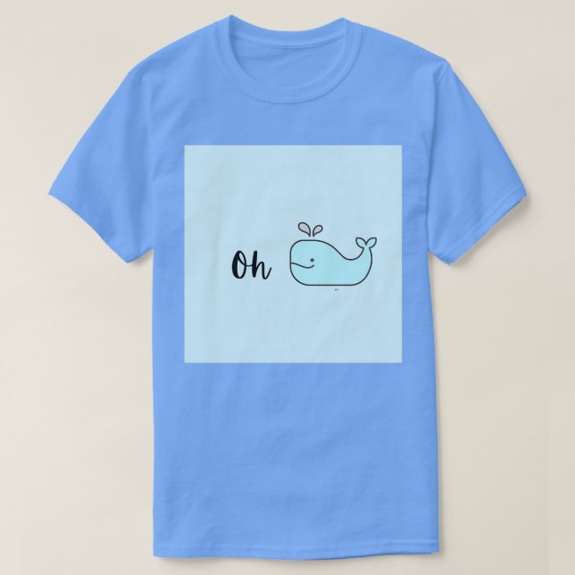 Camiseta Oh Whale 35 (Diseño del anverso)
