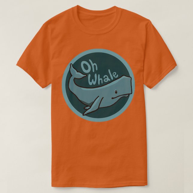 Camiseta Oh Whale 75 (Diseño del anverso)