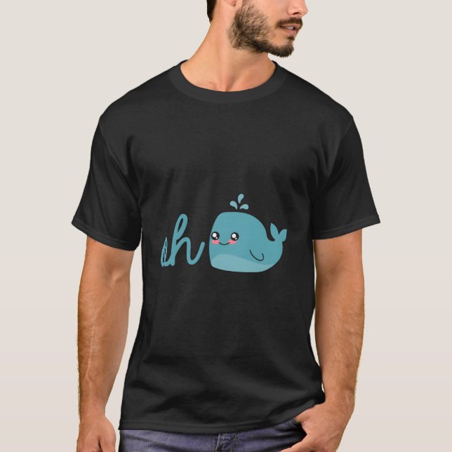 Camiseta Oh Whale Oh Bien Funny Ocean Blue Whale (Anverso)