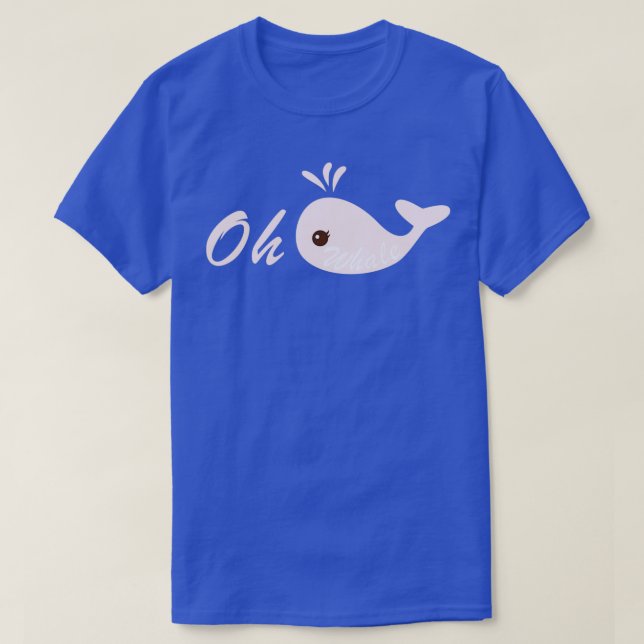 Camiseta Oh Whale pun Pink (Diseño del anverso)