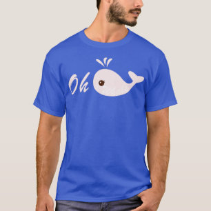 Camiseta Oh Whale pun Pink