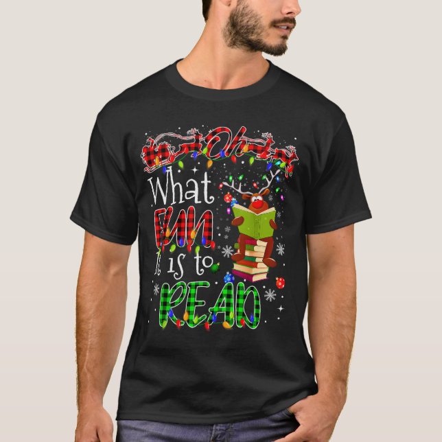 Camiseta Oh What Fun It Is To Read Book Librarian Teacher C (Anverso)