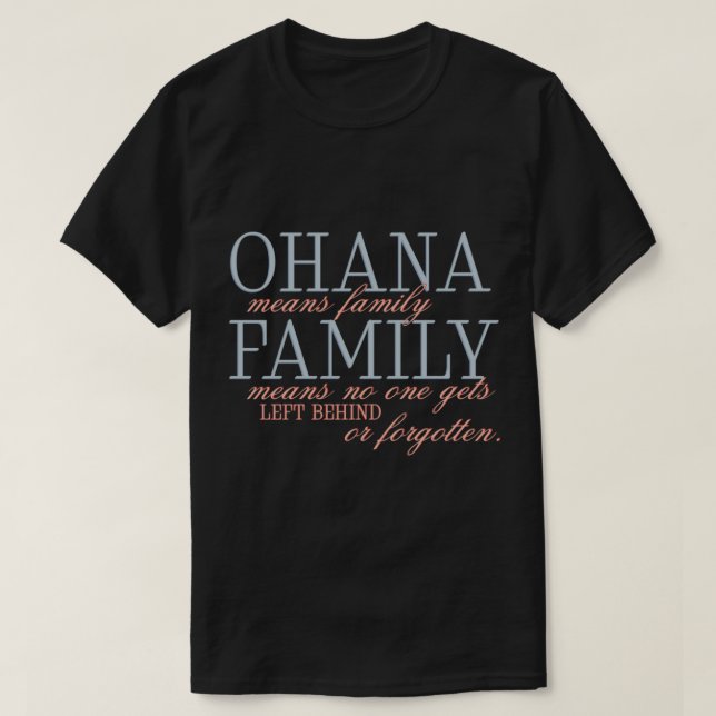 Camiseta Ohana Classic T-Shirt (Diseño del anverso)