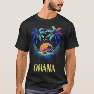 Camiseta Ohana Hawaii Traje para mujeres y hombres Aloha Ha
