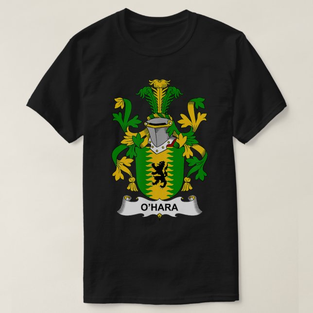 Camiseta O'Hara Coat of Arms  Family Crest  (Diseño del anverso)