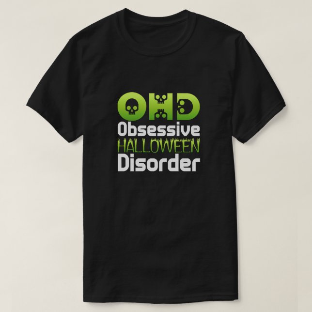 Camiseta Ohd Obsesionate Halloween Disorder Classic  (Diseño del anverso)