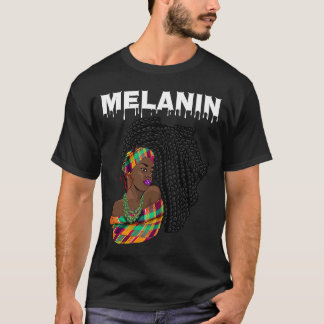 Camiseta Oheneba Goteando Melanina Orgullo de la Reina Negr