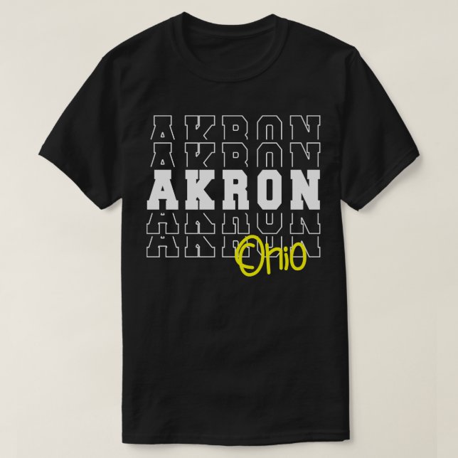Camiseta Ohio Akron OH (Diseño del anverso)