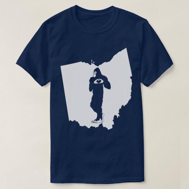 Camiseta Ohio BIgfoot (Diseño del anverso)