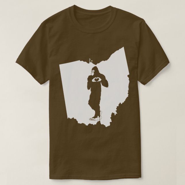 Camiseta Ohio BIgfoot (Diseño del anverso)