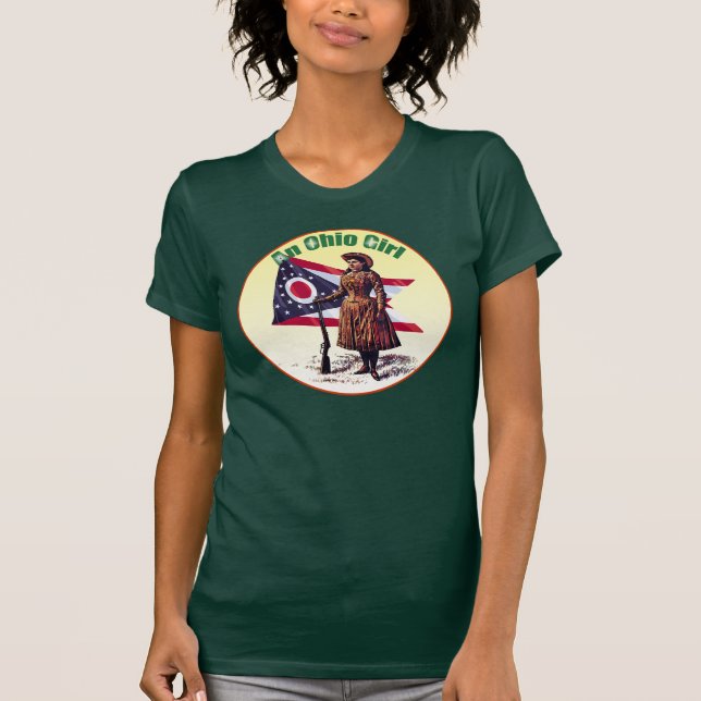 Camiseta Ohio Chica, Annie Oakley (Anverso)