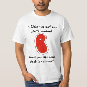 Camiseta Ohio come Animal de Estado