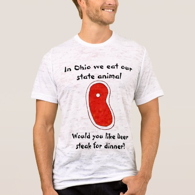 Camiseta Ohio come animal estatal (Anverso)