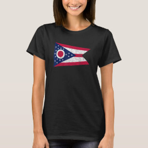 Camiseta Ohio Flag State Vintage Style 1