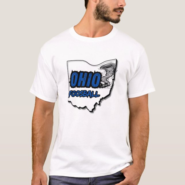 Camiseta Ohio Foosball Tornado T-Shirt - Azul oscuro (Anverso)
