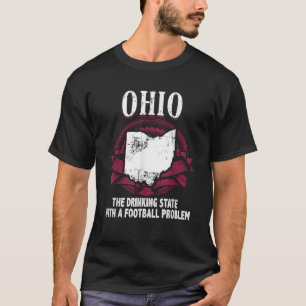Camiseta Ohio Gracioso barco falso estado lema regalo de br