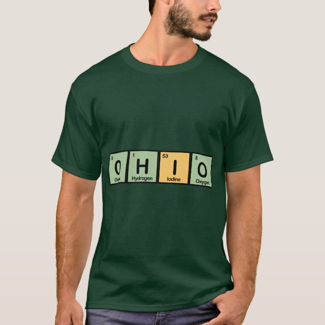 Camiseta Ohio hizo de elementos (Anverso)