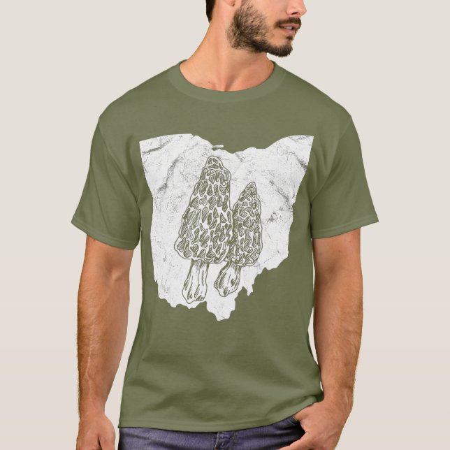 Camiseta Ohio Morel Mushroom Hunting (Anverso)