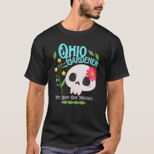 Camiseta Ohio Oh Estado Jardinero Rebelde Cráneo Lindo Flow