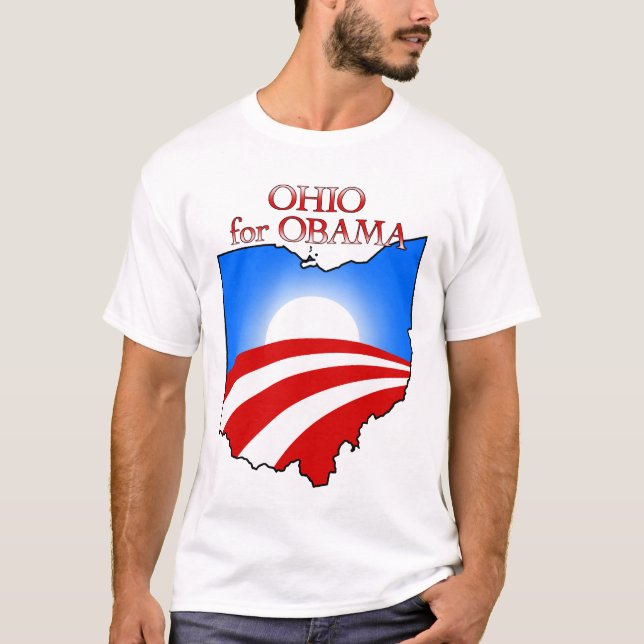 Camiseta Ohio para Obama (Anverso)