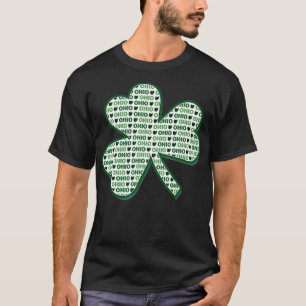 Camiseta Ohio St Patricks Day Shamrock Clover State