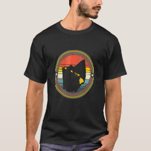 Camiseta Ohio Texas Hawaii Roots Origine State Map Retro