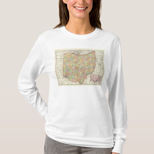 Camiseta Ohio y el condado de Hamilton (Anverso)