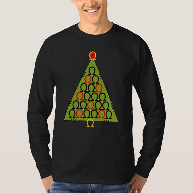 Camiseta Ohm Christmas Tree (Anverso)